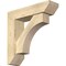 Ekena Millwork Westlake Slat Rough Sawn Bracket w/ Offset Brace, Douglas Fir, 6"W x 22"D x 22"H BKT0604X22X22WTL06RDF - alternate 1